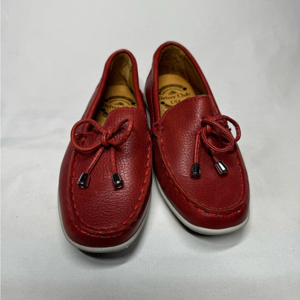 Driver Club USA Little Kids 10.5 Nantucket Red Nappa Loafer‎ Narrow Fit